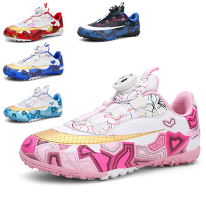 Nuevo modelo de zapatillas de fútbol para niñas, antideslizantes, para uso competitivo, con tacos largos. - Product Image 3
