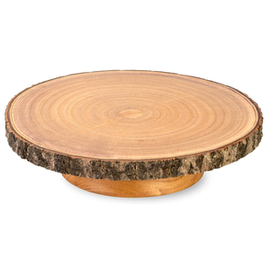 แท่นวางเค้กทำจากไม้ธรรมชาติสำหรับวางเค้กงานอีเวนต์เค้กสำหรับทุกโอกาสออกแบบแบบชนบทได้ตามต้องการ - Product Image 1