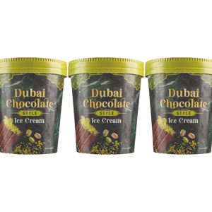Precio bajo Venta caliente estilo Dubai helado de Chocolate postre indulgente con sabor a cacao profundo Venta superior precio asequible - Product Image 1