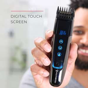Tondeuse à barbe intelligente rechargeable avec mémoire de réglage et écran tactile numérique, sans fil, lame en acier inoxydable noir - Product Image 5