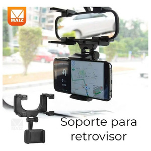 Support de téléphone portable pour rétroviseur de voiture 360° - Couleurs assorties - Product Image 3