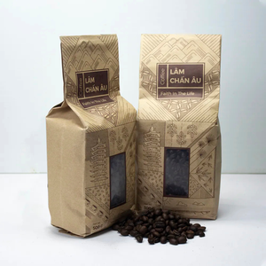 Granos de café tostado Robusta OEM/ODM al por mayor embalaje en caja hecho en bolsa de Vietnam 500g - Product Image 4