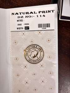 Tela tejida de sarga de algodón orgánico directa de fábrica, acabado suave sostenible, calidad de exportación para camisa, diseño impreso para prendas - Product Image 6