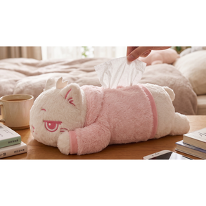 Boîte à mouchoirs en peluche de style américain avec un design pratique pour le rangement des mouchoirs - Product Image 6