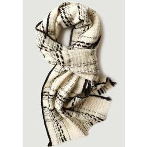 <b>Women's</b> Trendy Solid Color Carved Fringe <b>Cape</b> Coat New Release Versatile Traditional Polyester Multifunction Scarf - Product Image 1