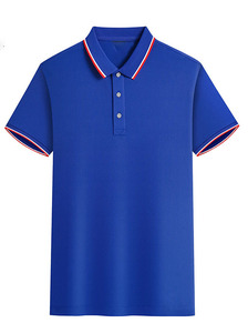Vêtements de travail de serveur de restauration rapide brodés avec logo personnalisé OEM 100% polyester à manches courtes pour polos - Product Image 5