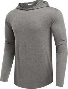 Haute fabrication hommes hiver solide pull à capuche polaire 100% coton impression numérique coupe ample - Product Image 6