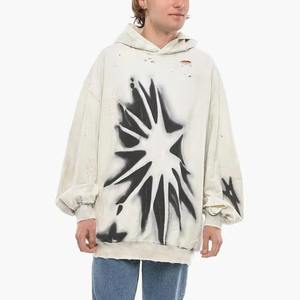 Venta al por mayor 2025 sudaderas con capucha de invierno de alta calidad personalizado hombres Casual 100% algodón de gran tamaño polar transpirable Stock profesional más - Product Image 2