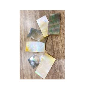 Meilleure vente de dalle de nacre naturelle prédécoupée taille 38mm X 25mm X 1.5mm pour artisanat naturel décoration de la maison tenture murale - Product Image 1