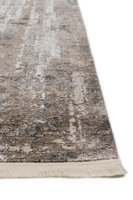 Tapis Moderne Doux et Élégant Beige Gris à Motifs, en Coton, Fabriqué à la Machine, Écologique, Adapté aux Animaux, Antidérapant, Durable, Anti-Allergique