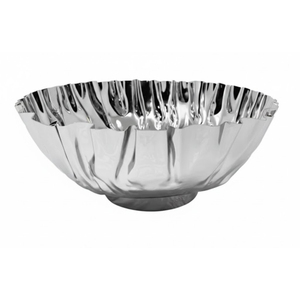 High Quality Gold Metal <b>Chocolate</b> Bowl Crumpled Ruffled Edge Hotel Decor <b>Wedding</b> Decoration <b>Chocolate</b> Serving Bowl Best Price - Product Image 2