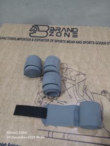 BRAND ZONE Equestrian 320 GSM Bandages de protection en polaire plus épais pour les jambes des chevaux blessés, produit de soin équestre - Product Image 2