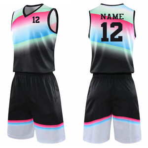 Pelota de baloncesto personalizada, uniforme de baloncesto de diseño único, uniforme de baloncesto de secado rápido, ropa deportiva, uniforme de baloncesto - Product Image 1