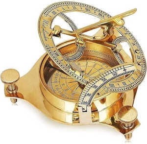Most Selling <b>Antique</b> Brass Nautical <b>Compass</b> with Leather Case and Robert Frost Poem Engraved Novelty Gift Metal & Glass Material - Product Image 3
