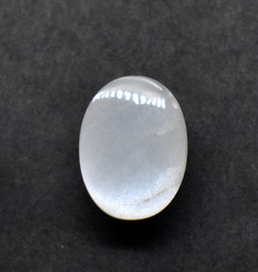 พลอยมูนสโตนสีขาวปรับเทียบขนาด5X3มม. ถึง15X12มม. พลอยอัญมณีธรรมชาติแบบเรียบสำหรับทำเครื่องประดับ - Product Image 6
