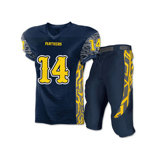 Uniforme de football américain pour hommes, vêtements de sport entièrement personnalisés, uniforme de sublimation avec impression de logo - Product Image 6