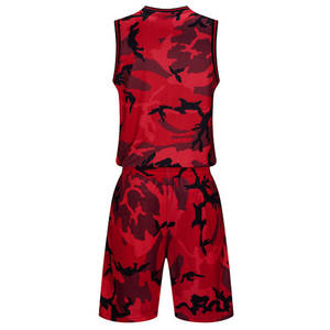 Ensemble de sport pour homme, léger, respirant, 100% polyester, uniforme de basket-ball personnalisable, facile à porter, populaire pour adultes - Product Image 2