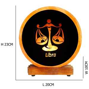 Lampe au sel de l'Himalaya personnalisée OEM Décoration sculptée de signes du zodiaque naturels uniques pour la maison et le bureau Personnalisez votre animal de l'espace - Product Image 3