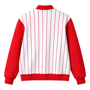 Kappa Alpha Psi Pinstripe Tech Fleece Jacket Greek Letter Athletic Fraternity <b>Warm</b> Up Outerwear - Product Image 4