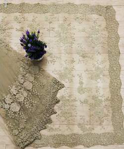 Magnifique lin mariée Lehenga moderne rayonne bureau Kurti vêtements quotidiens vêtements formels superbe tissu net vêtements de mariage les plus choisis - Product Image 2