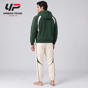 Conjunto Deportivo Moderno para Hombre con Chaqueta con Capucha, Pantalones de Pierna Ajustada y Tela Cómoda para Colecciones de Ropa Casual Urbana - Product Image 3