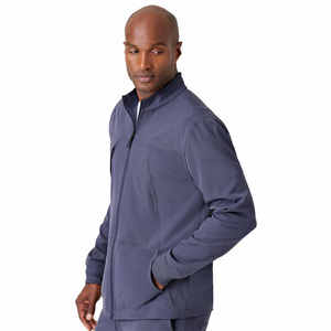 Chaquetas exfoliantes elásticas unisex personalizadas a la venta chaqueta exfoliante con cremallera de manga larga - Product Image 5