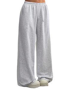 Fournisseur de vêtements de détente Pantalons de survêtement amples pour femmes Marque personnalisée Confortable disponible en vrac Pantalons de survêtement surdimensionnés pour femmes Commandes en gros - Product Image 2