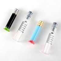 Seringue Luer Lock 1 ml en verre borosilicate résistant à la chaleur, finition mate pour laboratoire |   Utiliser avec des liquides, des colles, des huiles, de l'encre |   Qualité supérieure