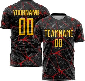 Uniforme de fútbol de poliéster 100% de último diseño, uniforme profesional para niños de nuevo estilo, Color sólido de calidad Premium a la venta - Product Image 2