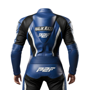 Traje de motocicleta con cierre de cremallera y cuello levantado de cuero genuino para mujer de alta calidad, ropa de primavera y otoño, trajes de cuero para motocicleta - Product Image 6