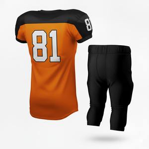 Vêtements de sport pour hommes de haute qualité, ensembles d'uniformes de football américain et de football, légers, 100% polyester, couleurs personnalisables, service OEM - Product Image 5