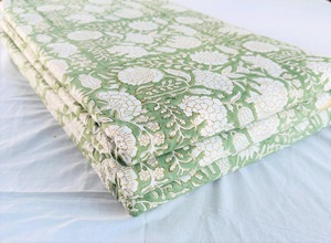 100% พิมพ์ลายบล็อกด้วยมือ44 '' / 111cm สำหรับเด็กผู้ชายเด็กผู้หญิงผ้าฝ้ายแท้ชุดวิ่งฤดูร้อน - Product Image 3