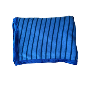 Oferta en Manta polar personalizada de poliéster 100% para cama individual a rayas Anti Pilling para todas las estaciones de la India a un precio mínimo - Product Image 1