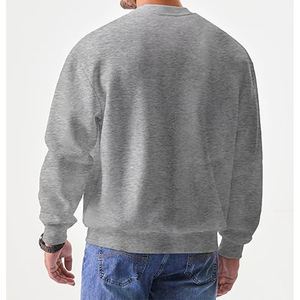 Camisetas de Algodón de Manga Larga Extra Grandes para Hombre, Sudadera con Cuello Redondo, Unisex, con Logotipo Personalizado - Product Image 2