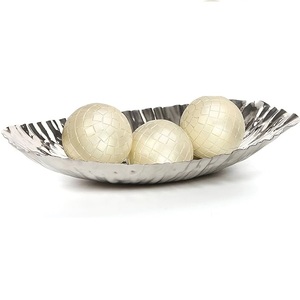 Bol à salade élégant en chocolat, bols à céréales, finition dorée métallique, bords sculptés pour servir des collations - Product Image 3