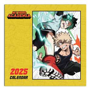 ปฏิทินตั้งโต๊ะ My Hero Academia ปี 2025 สำหรับใช้ในสำนักงาน วัสดุทำจากกระดาษ พร้อมนาฬิกาและคุณสมบัติโปรโมชั่น - Product Image 2