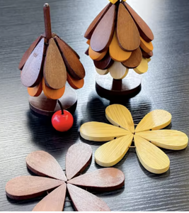 Handcrafted Vietnam Wooden Tree <b>Coasters</b> Using Natural Wood Material For Table Protection <b>Drink</b> Use And Decoration - Product Image 5