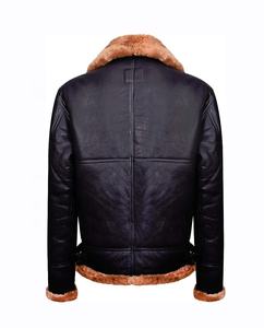 Abrigo de piel personalizado Abrigos cálidos de cuero Chaquetas de cuero de invierno para hombres Abrigos Chaquetas de moda - Product Image 2
