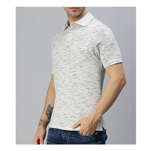 Tela de Poliéster y Algodón de Alta Calidad para Camisas de Hombre, Manga Corta, Logotipo Personalizado, Impresión Digital Sólida, Estilo Tejido - Product Image 5