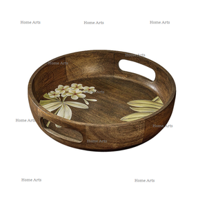 Bandeja de Servicio de Alimentos de Hierro de Diseño Moderno, Bandeja Redonda de la Mejor Calidad para Servir Dulces, para Uso en Hoteles y Hogares - Product Image 6