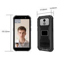 Android 13,0 Dispositivo de asistencia de personal portátil Reconocimiento facial de mano Tarjeta NFC Software de nube móvil Grabación de tiempo GPS 4G