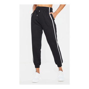 Joggers con estampado de rayas para mujer, ropa de deporte de secado rápido, color blanco liso, de calidad profesional, con Logo impreso, gran oferta - Product Image 1