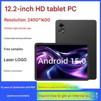 Tablet Android 15/13 Baru 12 Inci 256GB untuk Gaming Bisnis Hiburan Prosesor Pabrikan Tablet Baru