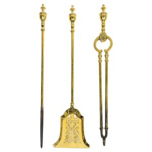 Timeless style solid brass fire sets with ornamental finished and premium tools for beautiful and traditional <b>fireplace</b> use - Product Image 6