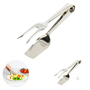 Stainless Steel <b>Serving</b> <b>Tongs</b> 21 cm. - Product Image 2