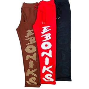 Pantalones de chándal de lana de algodón de alta calidad unisex, estilo personalizado, transpirables, de talla grande, con parte delantera plana, informales, de invierno para hombres y mujeres - Product Image 5