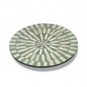 Salvamantel Redondo Moderno de Nácar con Acabado Natural Suave para Uso Diario en la Mesa, de Vietnam - Product Image 1