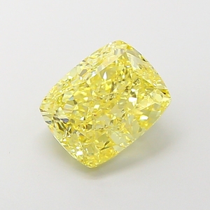 IGI Certified Yellow CVD Lab Grown Diamonds <b>Cushion</b> <b>Emerald</b> Heart Shapes for Wholesale Fine Jewelry Manufacturing - Product Image 1