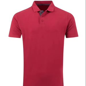 Polo de manga corta con diseño personalizado para hombre, hecho de poliéster/algodón con método de impresión digital con su logotipo - Product Image 1