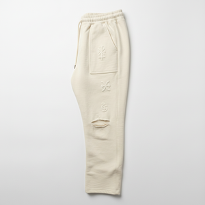 Pantalones Ancestral Slouch Premium para Hombre, Estilo Urbano, Moda Viral, Estampado Puff de Alta Densidad, Prenda Cultural - Product Image 3